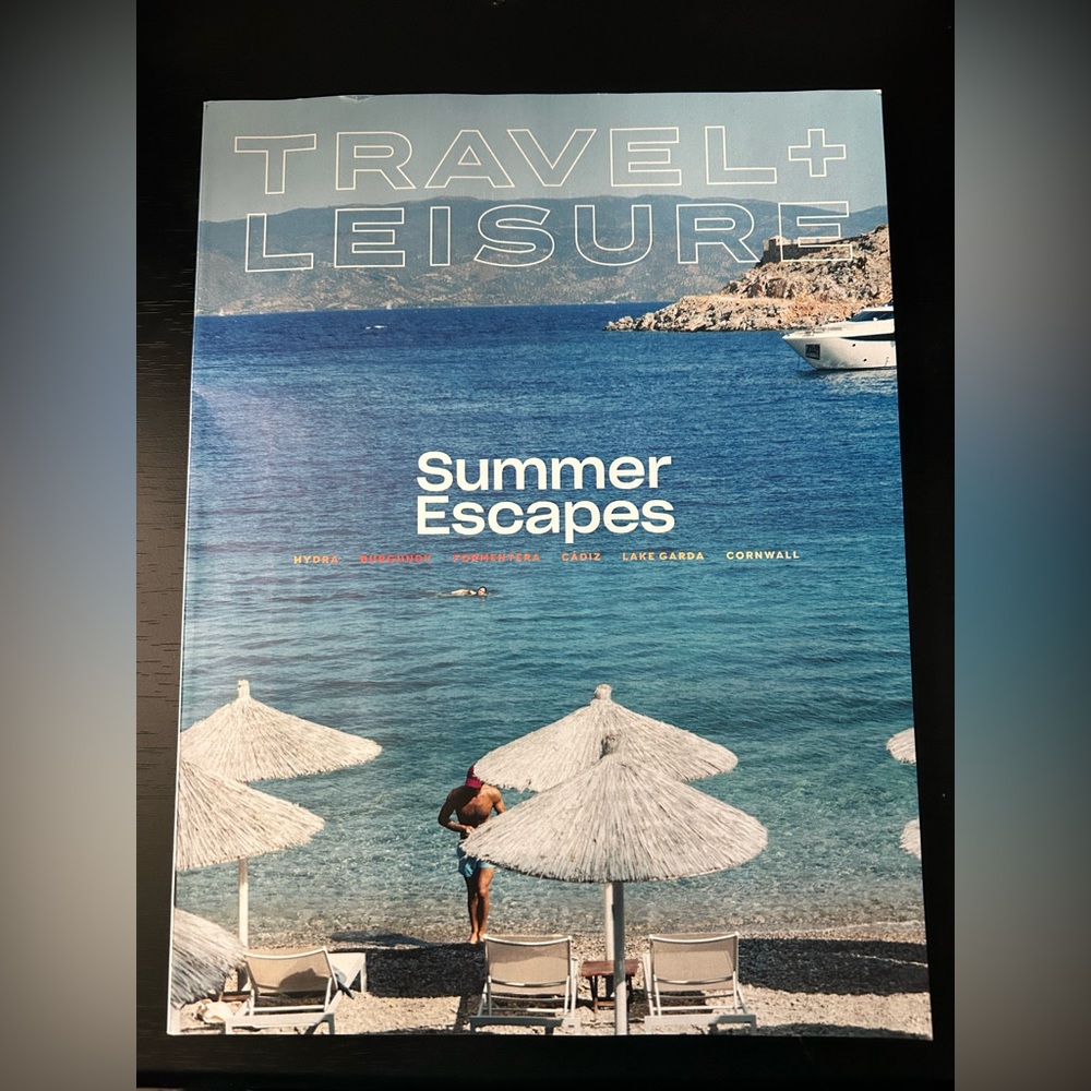 Travel & Leisure Magazine Summer Escapes Issue June 2025 Brand New